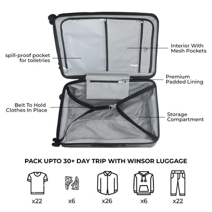 The Benz Luggage - Set of 3 Winsor